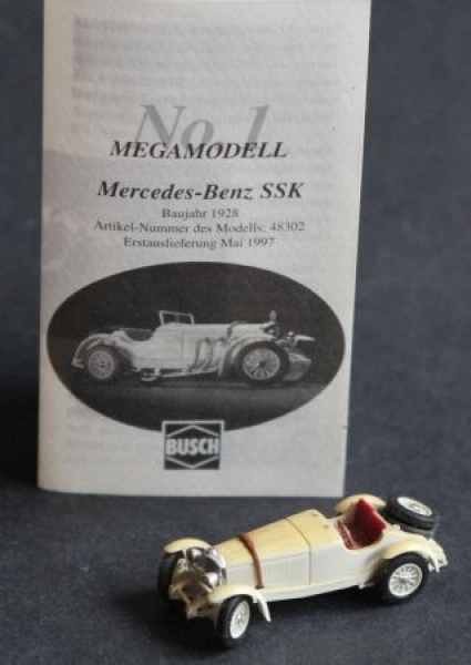 Busch Mercedes Benz Ssk 1928 Plastikmodell Nr 4704 Oldthing Sonstige Modellautos