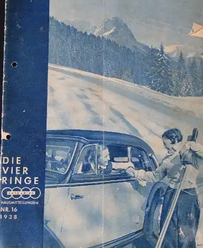 Auto-Union "Die vier Ringe" Firmenmagazin 1938 (7058)