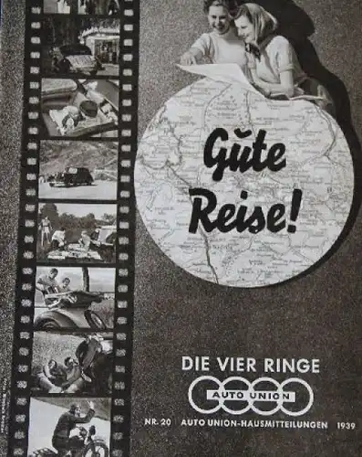 Auto-Union "Die vier Ringe" Firmenmagazin 1939 (7061)
