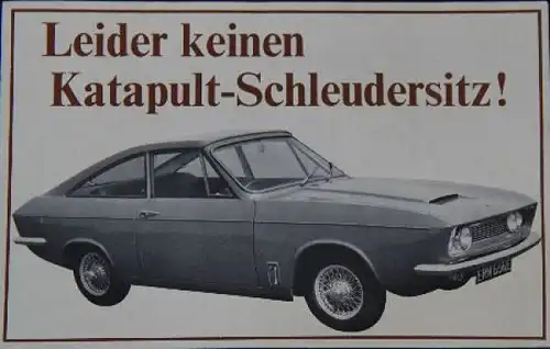 Bond Equipe Modellprogramm 1967 Automobilprospekt (7113)