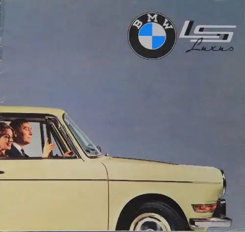 BMW 700 Luxus Modellprogramm 1962 Automobilprospekt (7126)