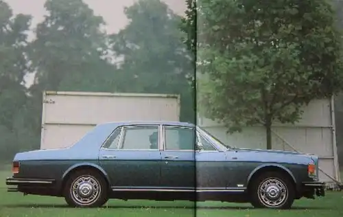 Bentley Mulsanne Modellprogramm 1980 Automobilprospekt (7137)