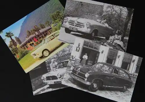 Borgward vier Postkarten-Motive 1979 (7163)