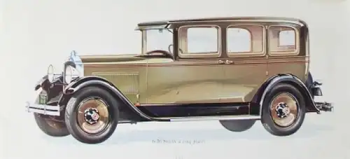 Packard Eight Standard 626 Modellprogramm 1928 Automobilprospekt (7200)