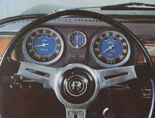 Alfa Romeo Giulia Super Modellprogramm 1965 Automobilprospekt (7102)