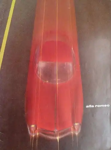 Alfa Romeo Modellprogramm 1962 Automobilprospekt-Mappe (7091)