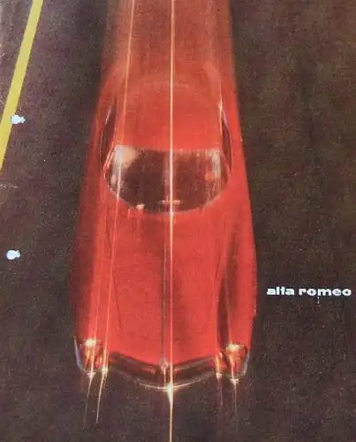 Alfa Romeo Modellprogramm 1962 Automobilprospekt-Mappe (7097)