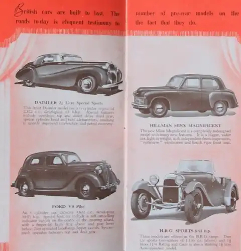 "London Motorshow" 1948 Automobil-Ausstellungskatalog London (7372)