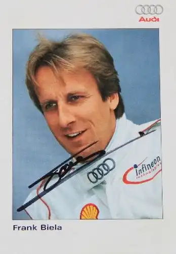Frank Biela Rennfahrer 1988 Original-Autogramm (7381)