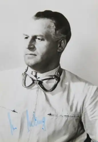 Karl Kling Rennfahrer 1955 Original-Autogramm (7387)