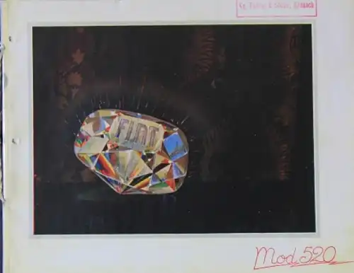 Fiat 520 Modellprogramm 1928 Prestigeprospekt (7414)