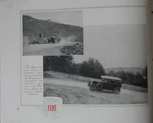 Fiat 520 Modellprogramm 1928 Prestigeprospekt (7414)