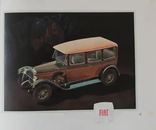 Fiat Modellprogramm 1928 Prunkkatalog (7414)