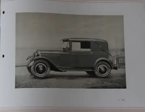 Fiat 509 Modellprogramm 1929 Automobilprospekt (7418)