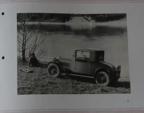 Fiat 509 Modellprogramm 1929 Automobilprospekt (7418)