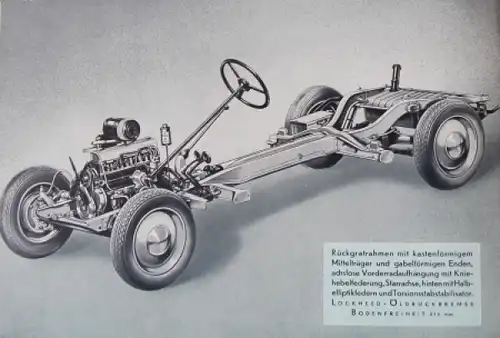 NSU Fiat 1500 Modellprogramm 1936 Automobilprospekt (7436)