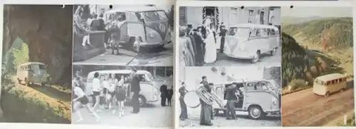 Volkswagen T1 Transporter Modellprogramm 1952 Kleinbus Reuters-Motive Automobilprospekt (7501)