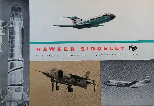 Hawker Siddeley Modellprogramm 1950 Flugzeugprospekt (0068)