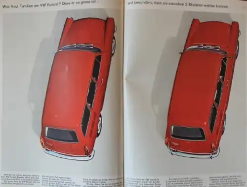 Volkswagen 1500 Modellprogramm 1965 Automobilprospekt (7581)