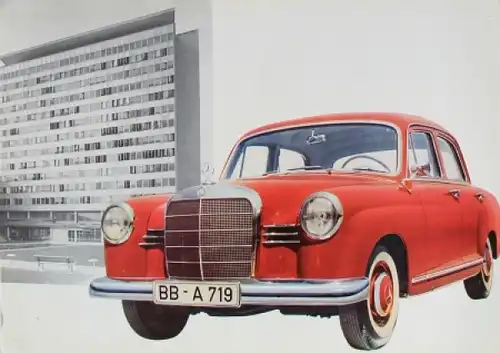 Mercedes-Benz 190 D Modellprogramm 1959 Automobilprospekt (7622)