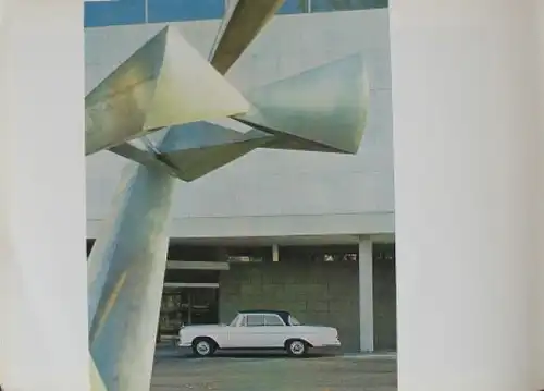 Mercedes-Benz 300 SE Cabriolet Modellprogramm 1964 Automobilprospekt (7649)