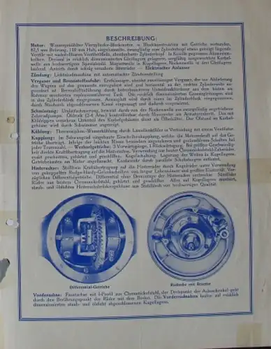 Selve Typ 9 PS Modellprogramm 1926 Automobilprospekt (7660)