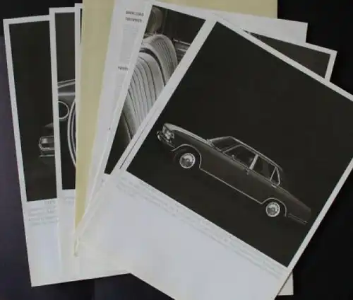 BMW 2500 - 2800 Modellprogramm 1968 Automobilprospekt-Mappe (7682)