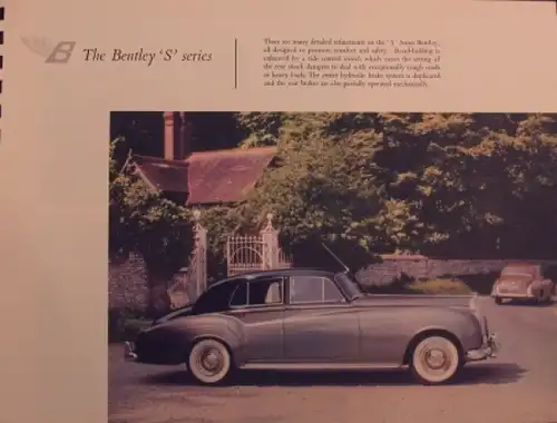 Bentley S 2 Modellprogramm 1959 Automobilprospekt (7692)