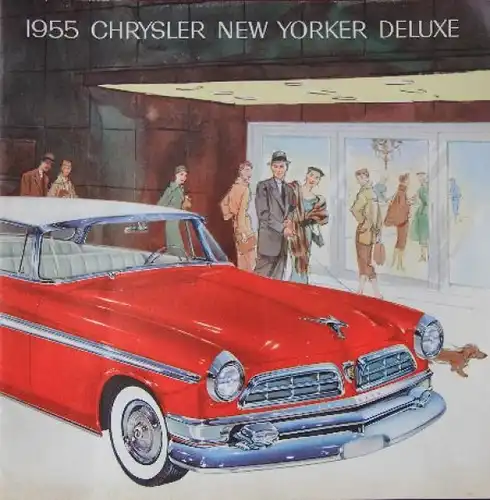 Chrysler New Yorker DeLuxe 1955 Automobilprospekt (7733)