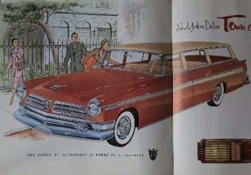 Chrysler New Yorker DeLuxe 1955 Automobilprospekt (7733)