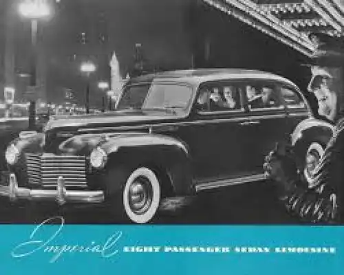Chrysler Crown Imperial 1940 Automobil-Prestigeprospekt (7735)