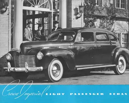 Chrysler Crown Imperial 1940 Automobil-Prestigeprospekt (7735)