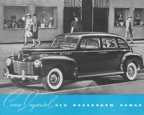 Chrysler Crown Imperial 1940 Automobil-Prestigeprospekt (7735)