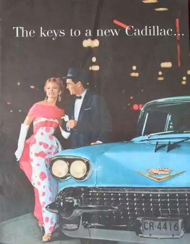 Cadillac Mailer 1958 Automobilprospekt (7745)