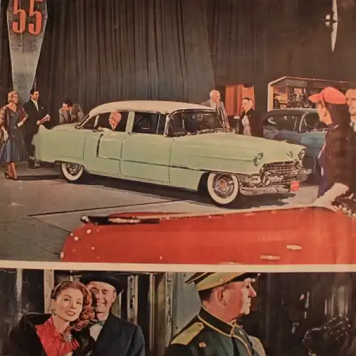 Cadillac Mailer 1955 Automobilprospekt (7749)