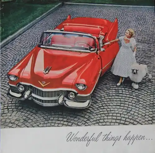 Cadillac Mailer 1954 Automobilprospekt (7751)