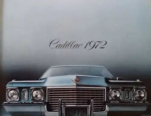 Cadillac Modellprogramm 1972 Automobilprospekt (7767)