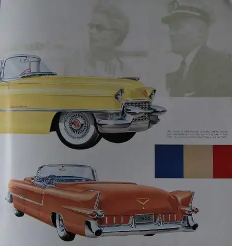 Cadillac Modellprogramm 1955 Automobil-Prestigeprospekt (7786)