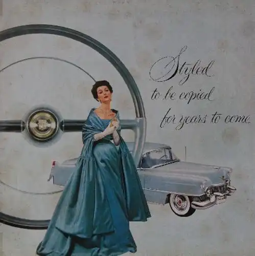 Cadillac Mailer 1954 Automobilprospekt (7789)