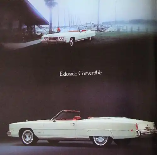 Cadillac Modellprogramm 1973 Automobilprospekt (7802)