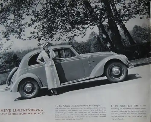 Fiat 1500 Modellprogramm 1938 Automobilprospekt (7839)