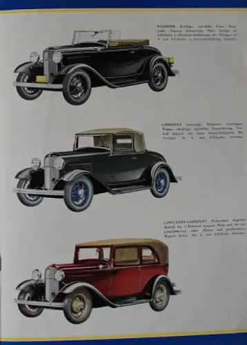 Ford A Modellprogramm 1928 Automobilprospekt (7855)