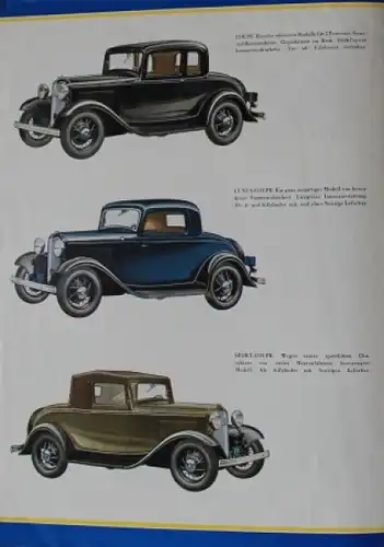 Ford A Modellprogramm 1928 Automobilprospekt (7855)