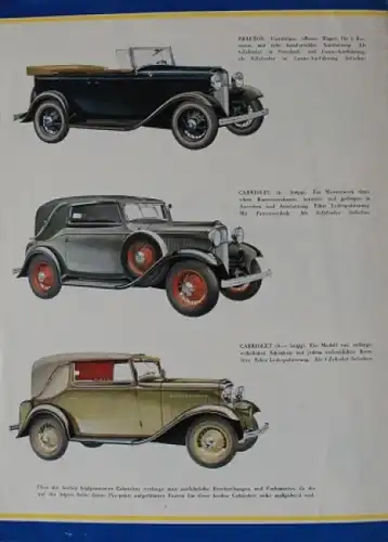 Ford A Modellprogramm 1928 Automobilprospekt (7855)