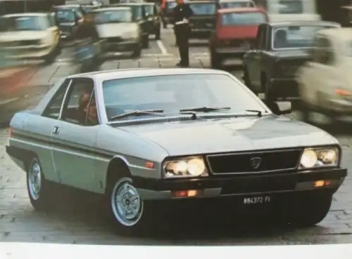 Lancia Gamma Coupe Modellprogramm 1979 Automobilprospekt (7897)