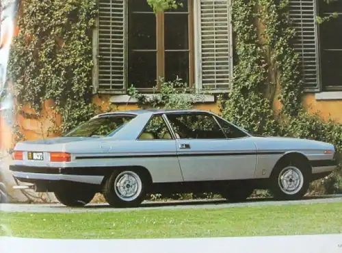 Lancia Gamma Coupe Modellprogramm 1979 Automobilprospekt (7897)