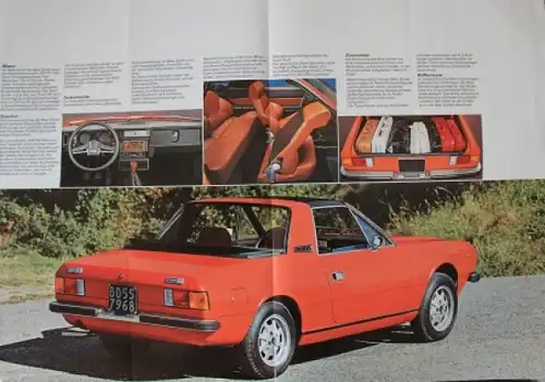 Lancia Beta Spider Modellprogramm 1979 Autompbilprospekt (7899)