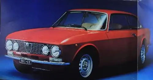 Alfa Romeo Giulia 1300 GT Modellprogramm 1971 Automobilprospekt (0192)