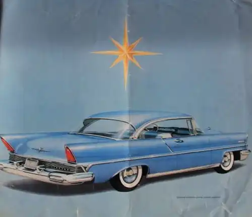 Lincoln Modellprogramm 1957 Automobilprospekt (7913)
