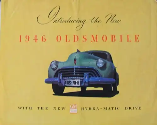 Oldsmobile Modellprogramm 1946 Automobilprospekt (7952)